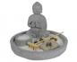 Mobile Preview: Zen - Garten mit Buddhafigur mit Kerzen Dekostein Nr: YH-14