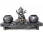 Preview: Zen - Garten mit Ganesha Figur Teelichter Stein grau Nr:FH08