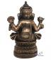 Preview: Ganesha Figur Deko Buddha Figur sitzen auf Lotus Nr:H051