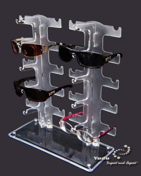 Brillenständer Brillenpräsenter Brillendisplay Brillenhalter für 10 Brillen