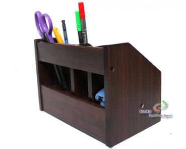 Schreibtischorganizer Schreibtischständer Stifthalter mit Schublade Nr: XD5025