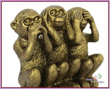 3er Affen" nicht hören/sehen/sprechen"Fengshui