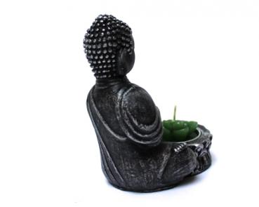 Zen - Garten mit Buddhafigur Teelichthalter Lotus Teelicht Nr: YH105