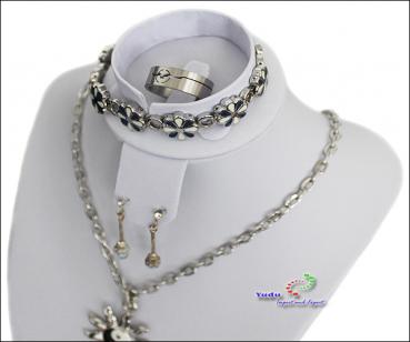Schmuckbüste Dekobüste für Schmuckset Ohrring Ohrstecker Armband Ketten Ring H26