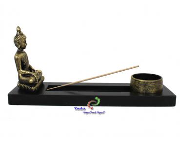 Zen - Garten mit Ganesha Teelicht Räucherstäbchen