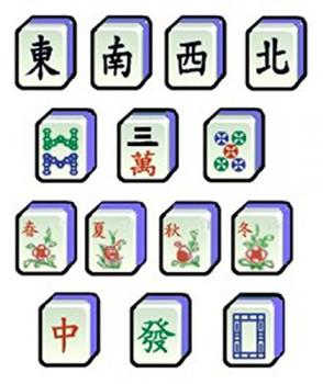XXL Mah-Jongg auch Mahjongg oder Mahjong 5 KG