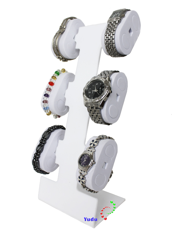 Luxus Uhrenständer Aus Acryl Und Walnussholz - Eleganter Uhrenhalter