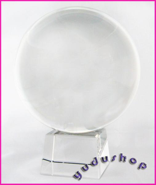 Kristallkugel Wahrsager Glaskugel mit Ständer ø80/100/130/150mm transparent