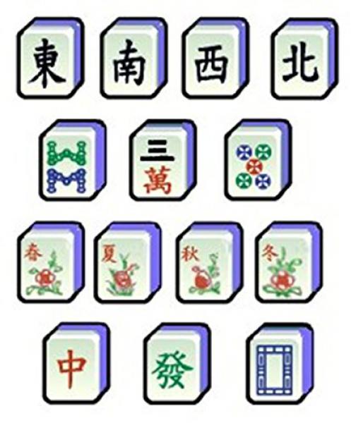 XXL Mah-Jongg auch Mahjongg oder Mahjong 5 KG