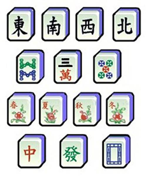 XXL Mah-Jongg auch Mahjongg oder Mahjong 5 KG