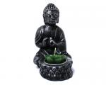 Zen - Garten mit Buddhafigur Teelichthalter Lotus Teelicht Nr: YH105